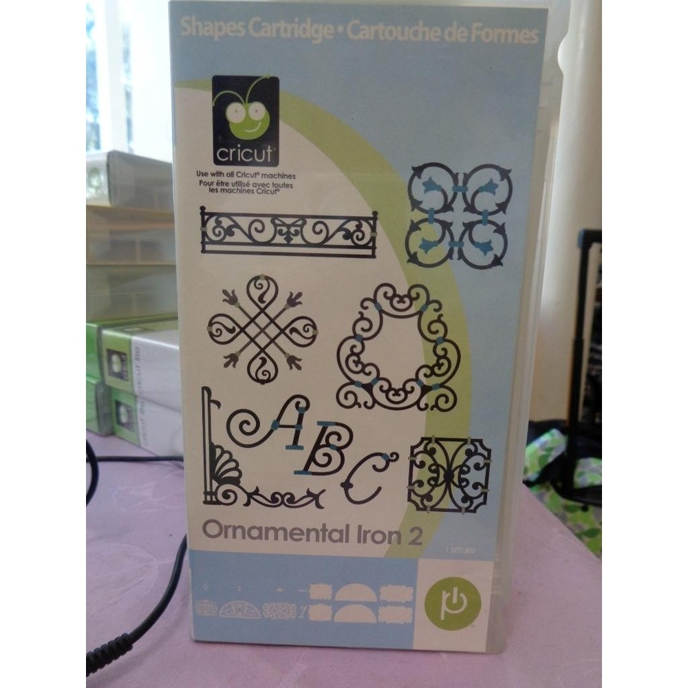 Cricut Die Cut Cartridge ORNAMENTAL IRON 2 Scrapbooking